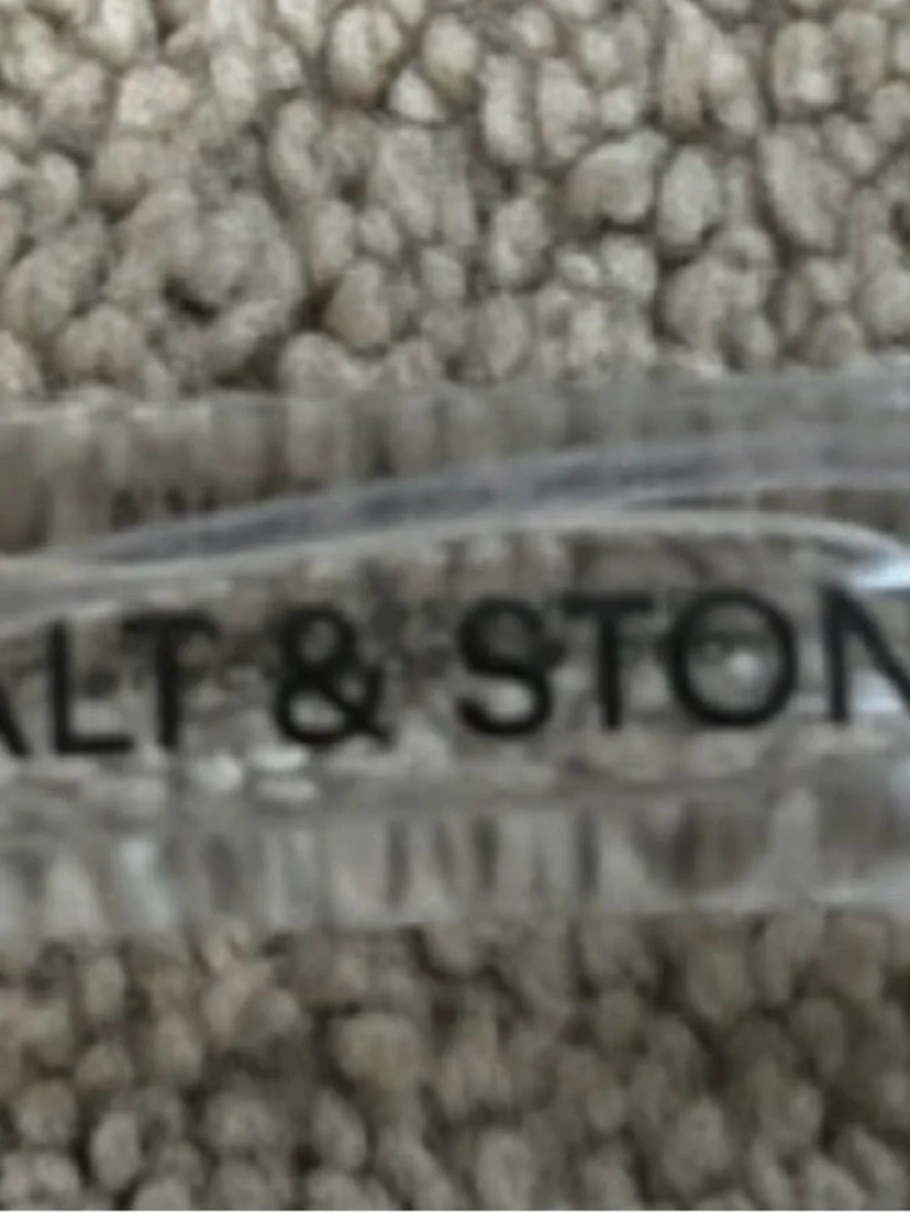 Salt & Stone Clear Glass Accent Bottle - Clear
